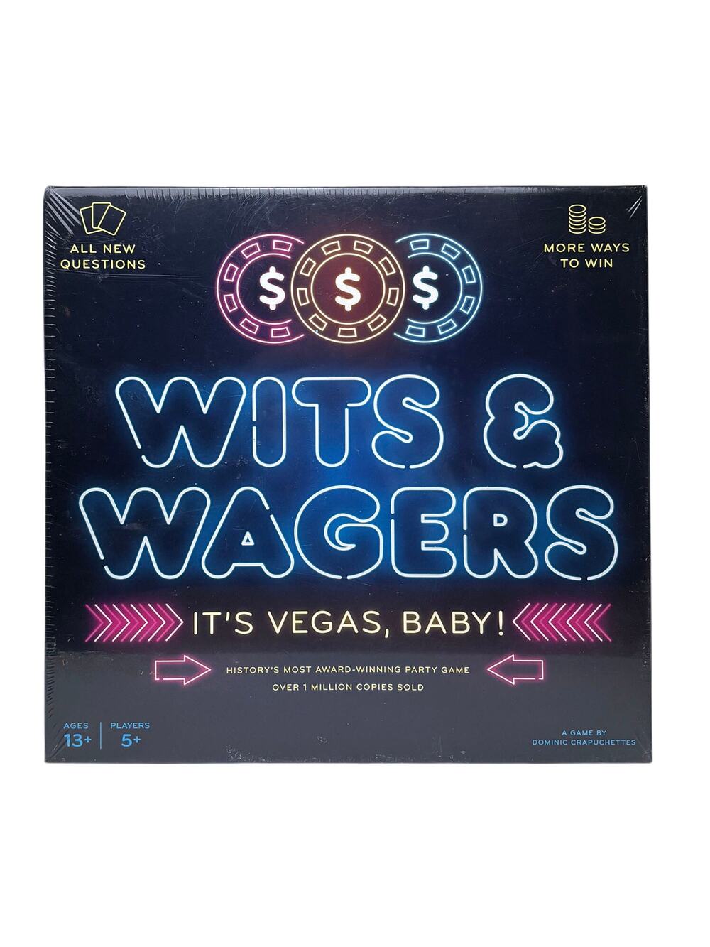 Wits And Wagers Game The Excitement Of Vegas NIB Sealed Party Game